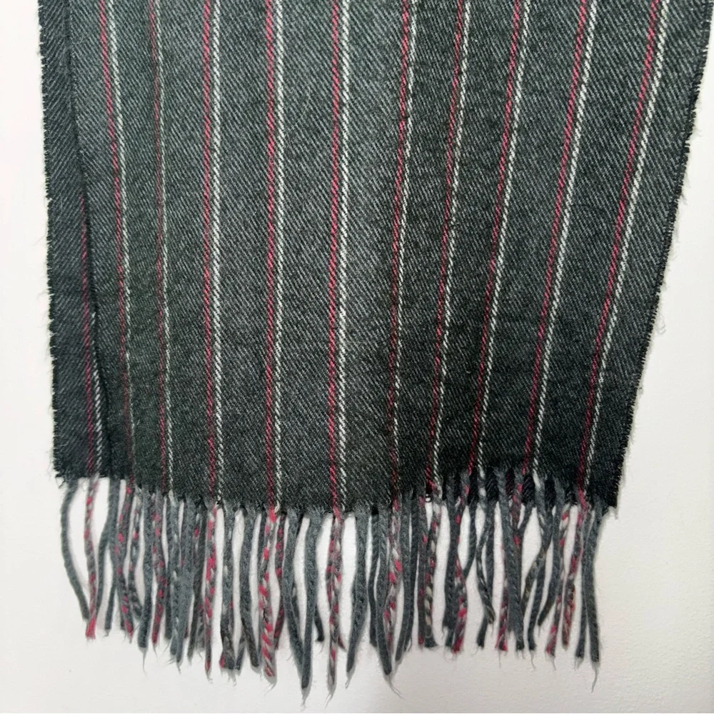Vintage Christian Dior Scarf Stripe Cashmaire 12